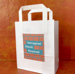 Flat Handle Kraft Paper Bags