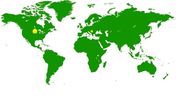 world map